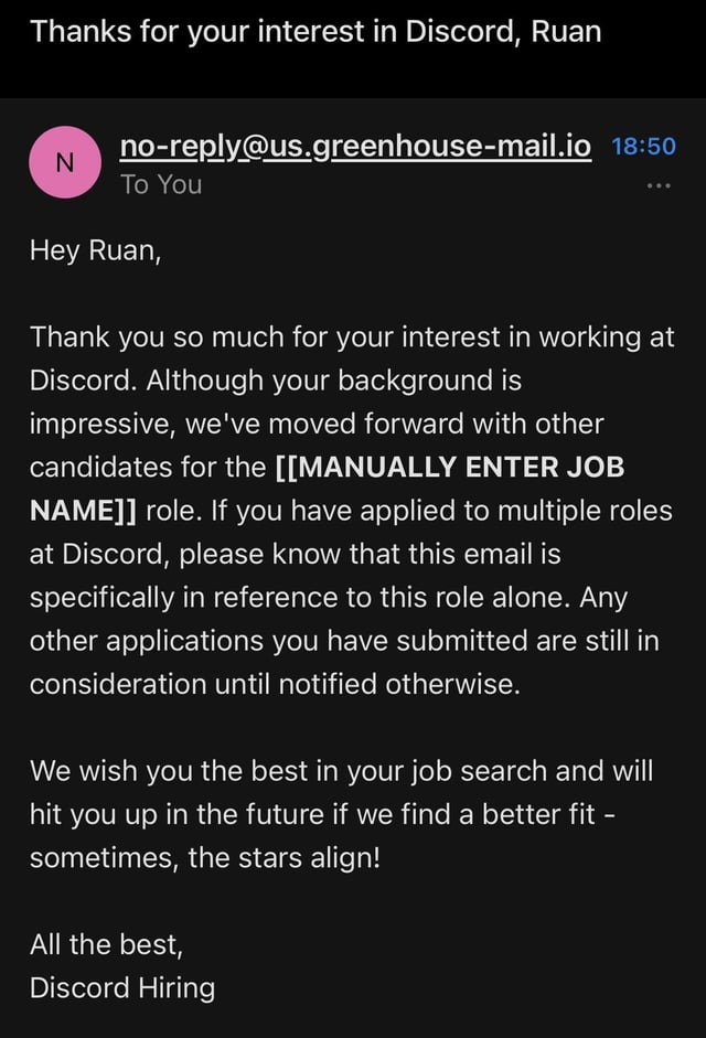 Discord is very interested in working with you - meme