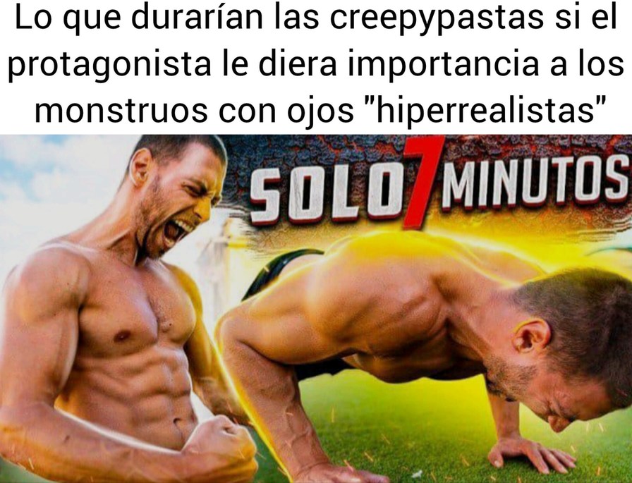 El título duro 7 minutos - meme