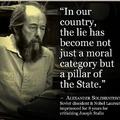 Aleksandr Isayevich Solzhenitsyn was a novelist, philosopher, historian in communist Russia, who was sent to the gulags for his dissident views. He tried to warn the west about the dangers of socialism.
