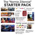 The "Normie Zillennial" Starter Pack