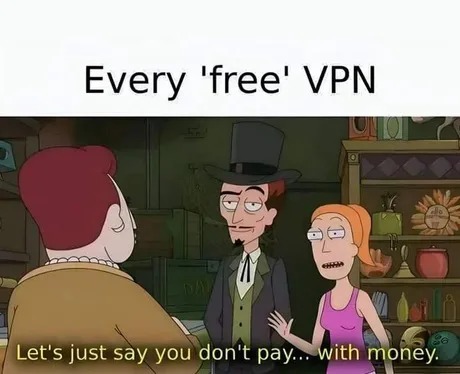 Free VPN - meme