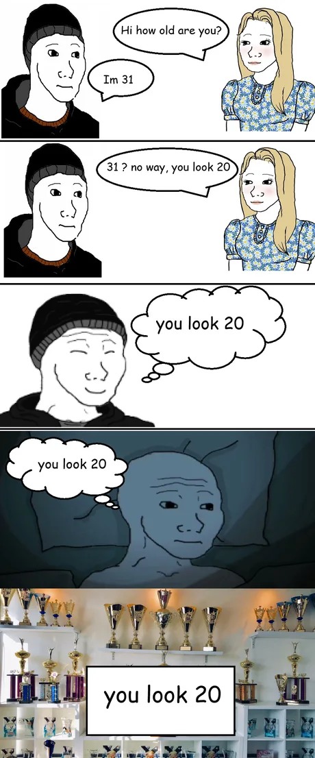 you look 20 - meme