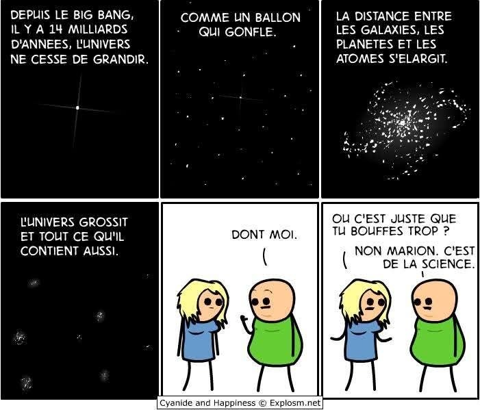 Il n'est pas gros il est en perpétuelle expansion - meme