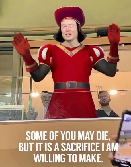 Lord Elon Farquad - meme