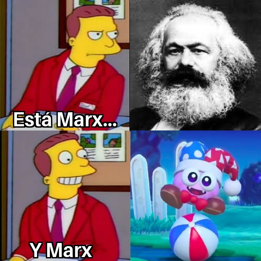 Ta bonito el Marx de abajo - meme