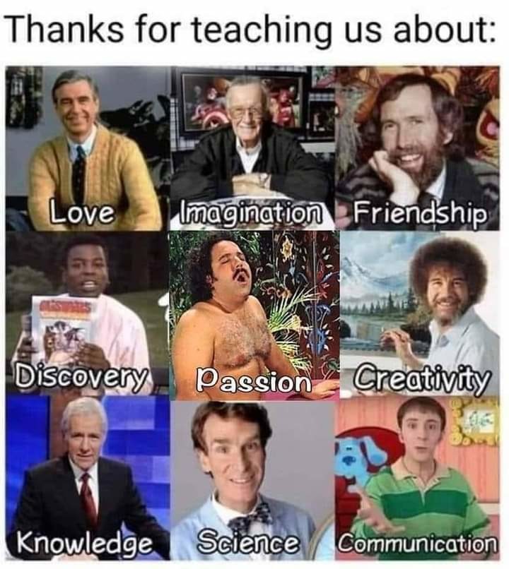 Great teachers of humanity - meme