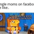 Single moms on Facebook