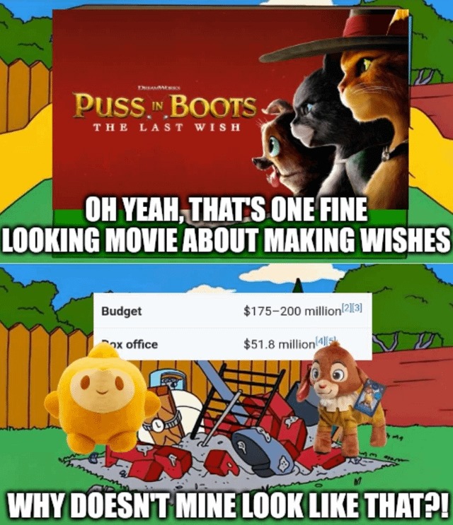 Puss in Boots is great - meme