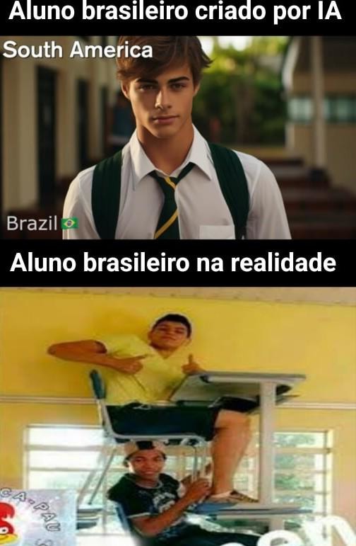 IA não está preparada para realidade brasileira - meme