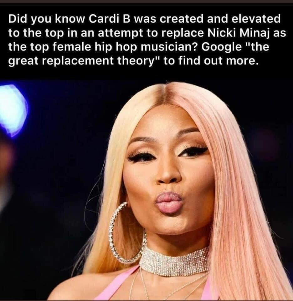 Great replacement theory - meme
