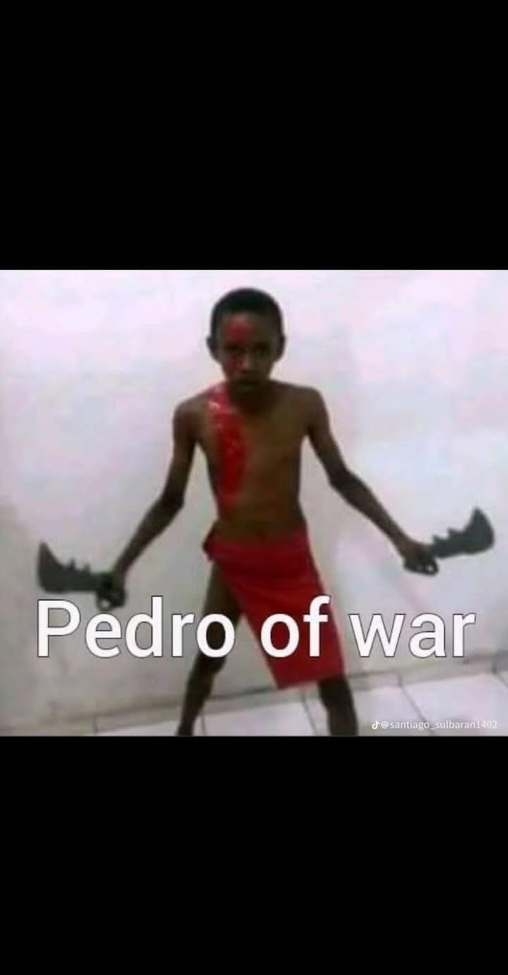 Pedro of war... - meme