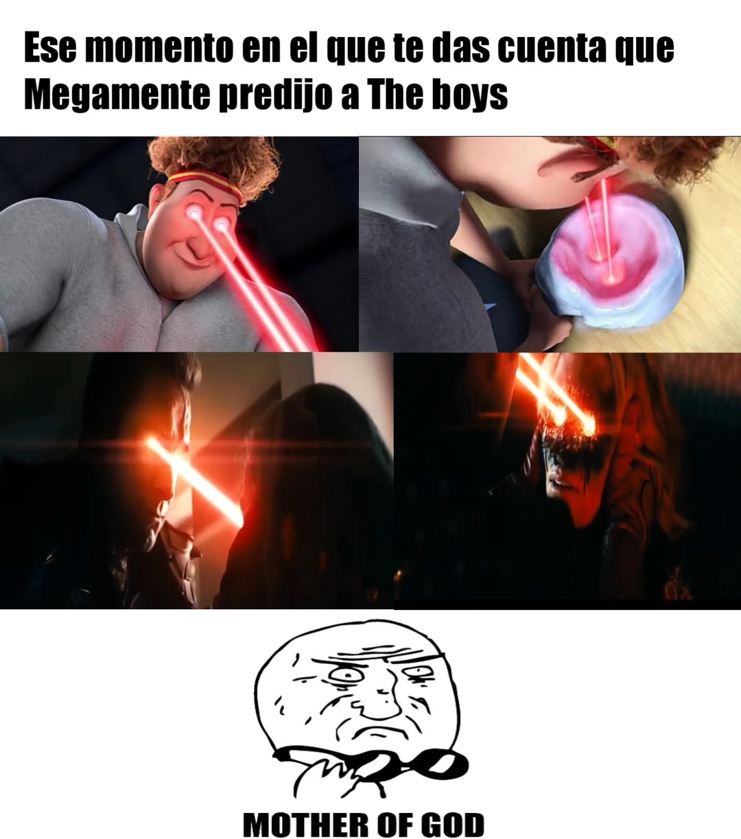 Meme de Megamente y The Boys