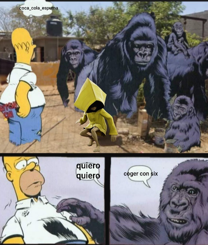 Homero encuentra a coca_cola_espuma_ - meme