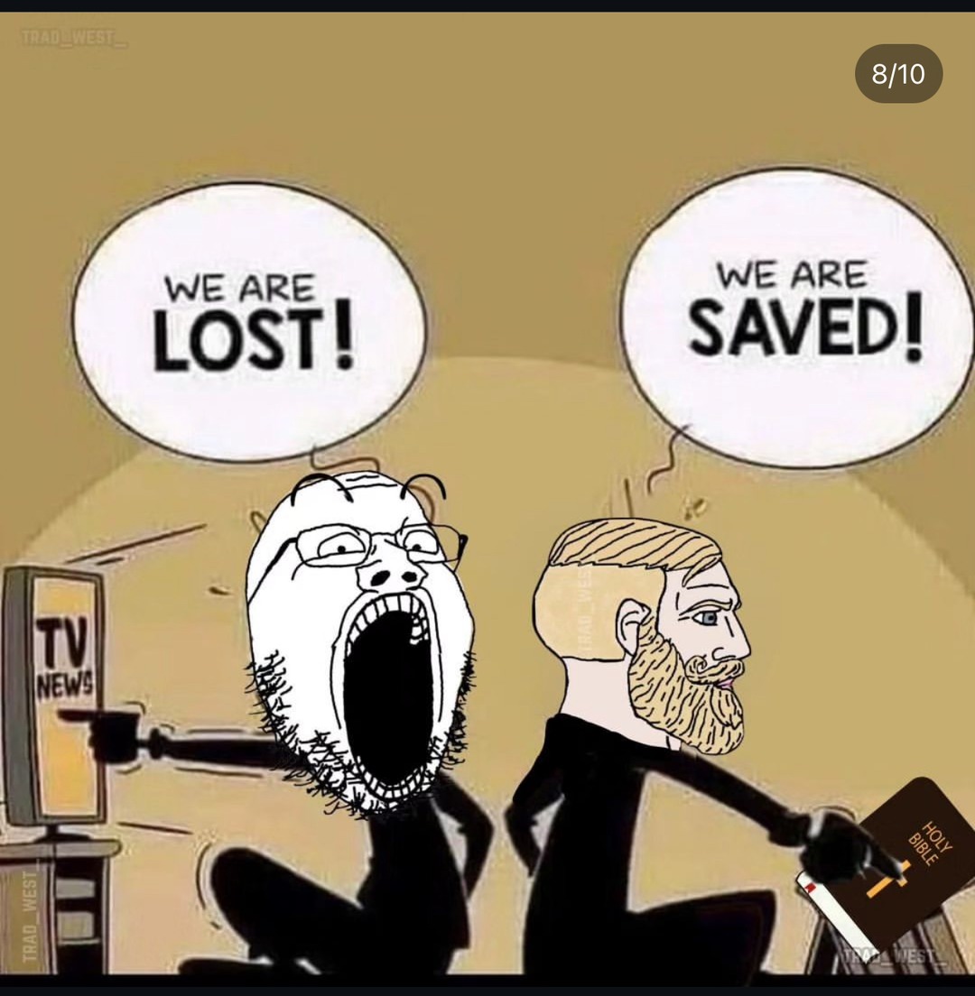 God is good, and the lover of mankind - meme