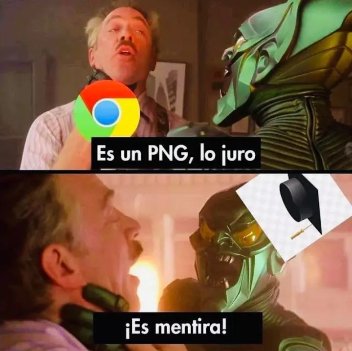 El título es un png mal hecho - meme