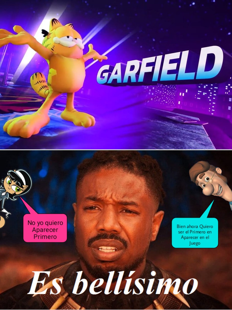 Alfin Garfield Estará en el Juego - meme