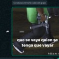 Que se vaya quien se tenga que vayar