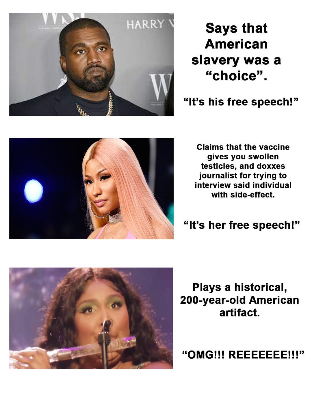 Rap Star Hypocrisy - meme