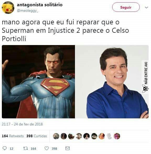 Fiquei com mais tesão no superman - meme