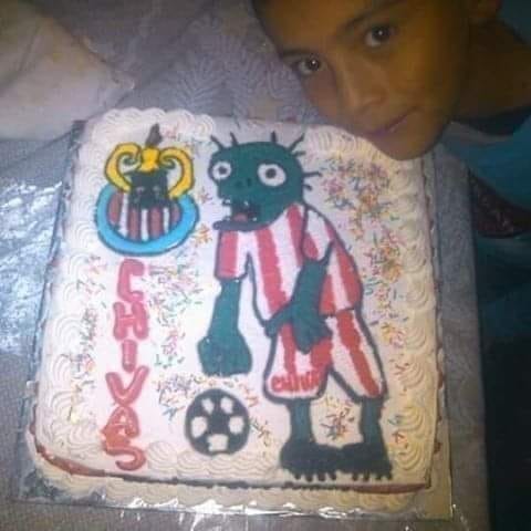 Chivas zombi niño pastel foto - meme