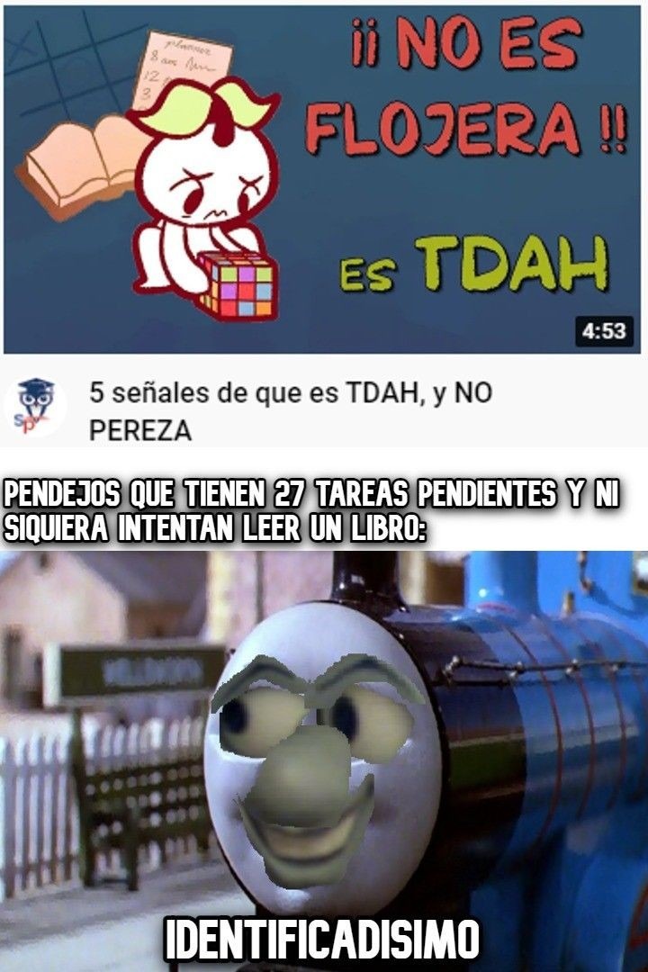 No usen videos de psicología para autodiacnosticarse amiguitos - meme