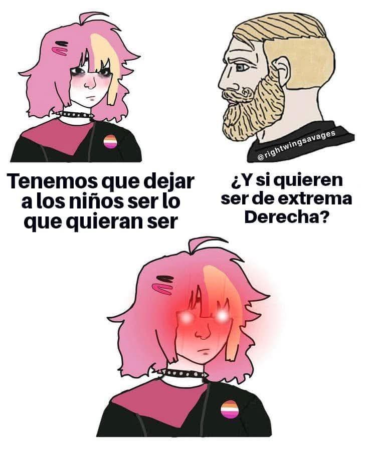 Extrema derecha - meme