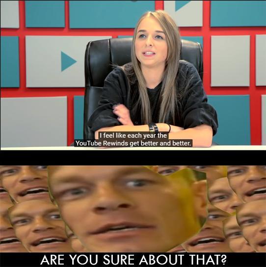 Youtube rewinds are not getting better - meme
