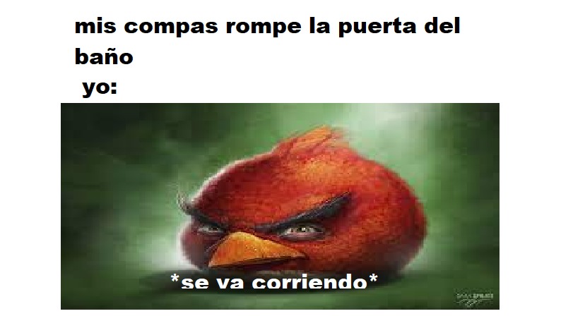 el titulo se fue corriendo - meme