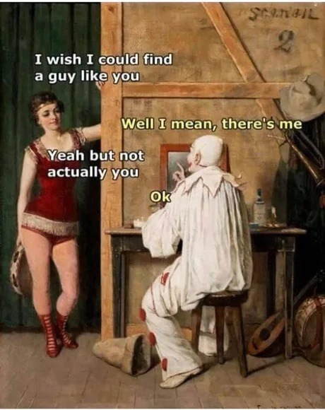 Her: I wish I could find a guy like you. Me: Hello?? - meme