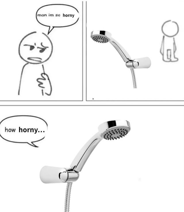 how horny - meme