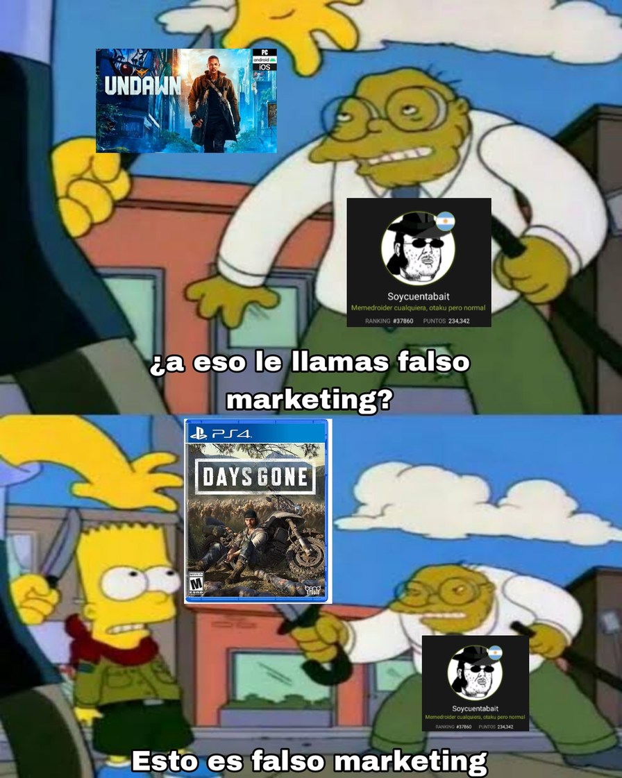 Falso marketing - meme