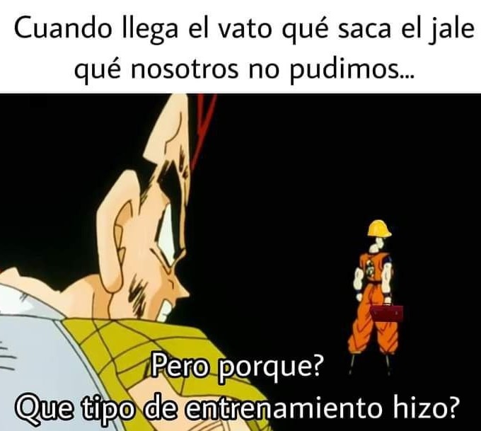 Qué tipo de entrenamiento hizo? - meme