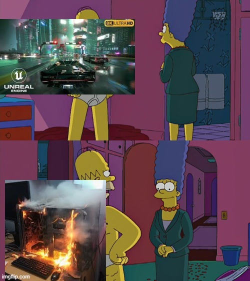 cyberpunk 2077 tue les pc :truestory: - meme