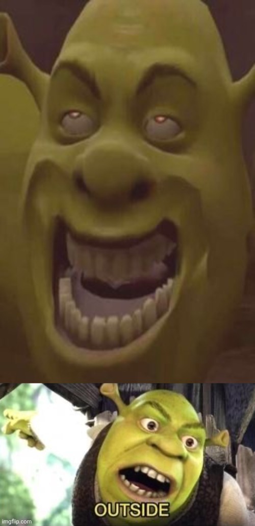 Cursed Shrek - meme
