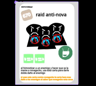 carta de raid anti-novagecko - meme
