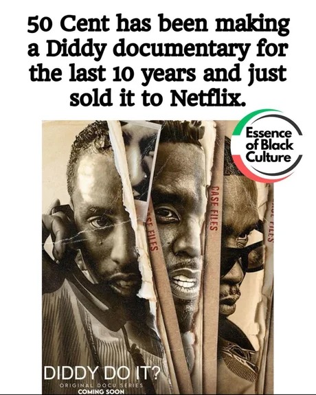 50 cent made a Diddy documetnary for 10 years - meme