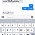 My mom just wanted to hear Jewish morning rooster