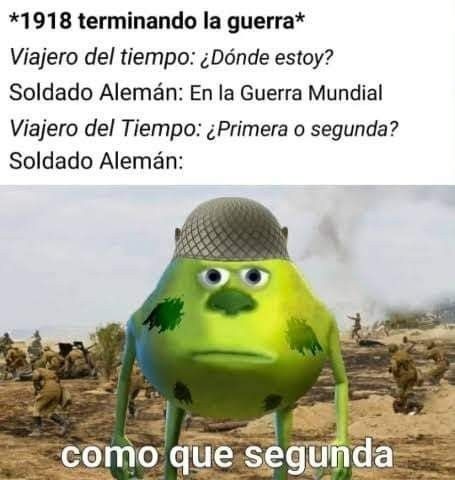 WW1 and WW2 - meme