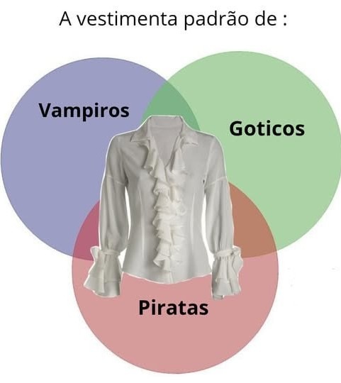 La fusión definitiva: vampiro gótico pirata - meme
