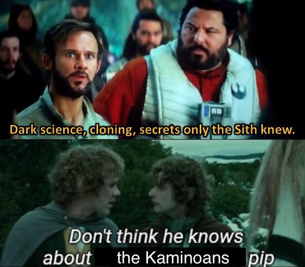 What if the Kaminoans are sith? - meme