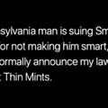 thin mints lied