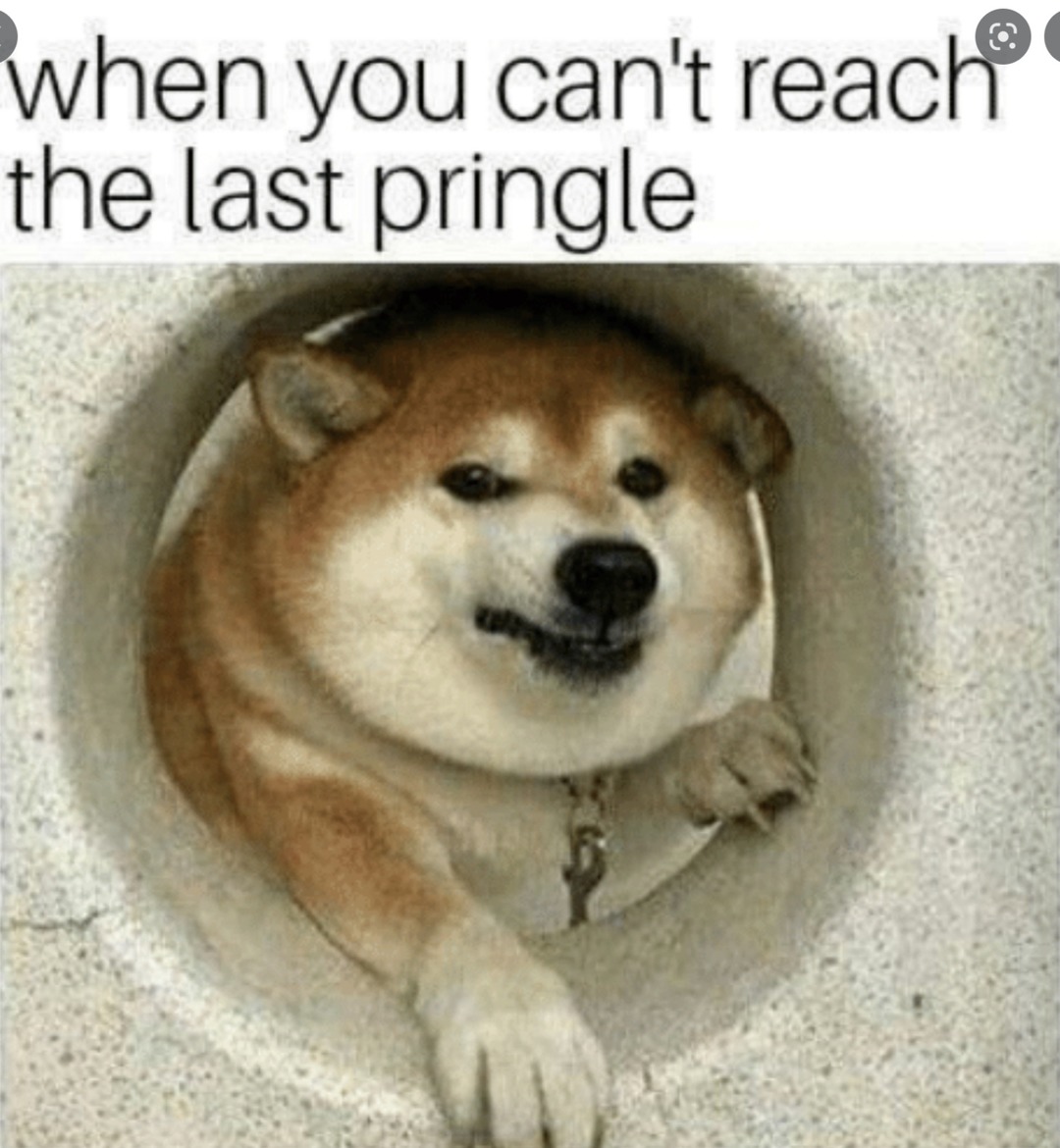 I need the last Pringle! - meme