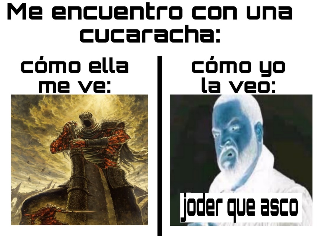 Y creer que me daban miedo a los 3 años - meme