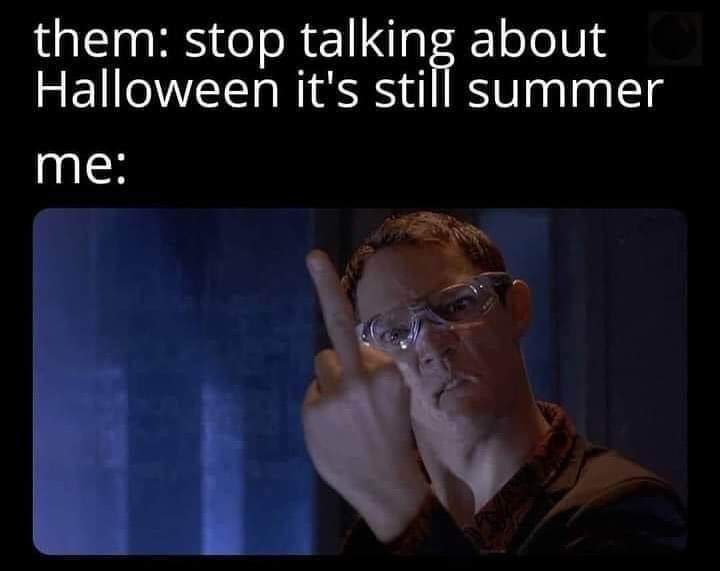They said no Halloween talk, I said spooky never sleeps - meme
