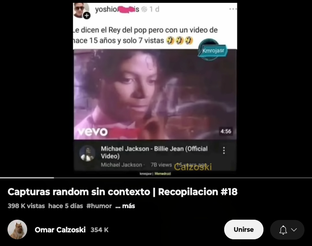 Kmrojasr, felicidades, apareciste en un video de Omar PUTOlski - meme
