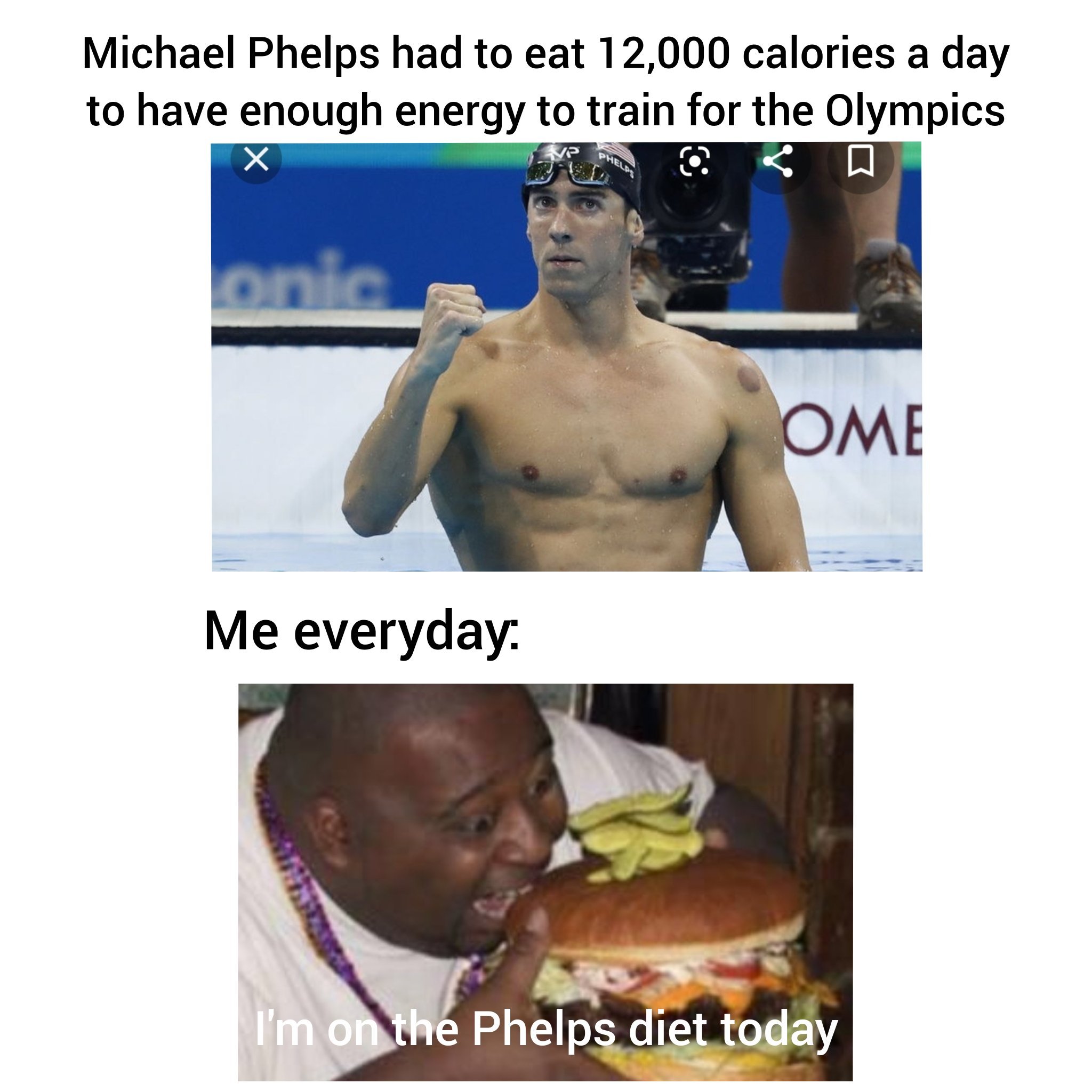Phelps Diet for the win... - meme