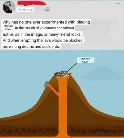 Volcano meme