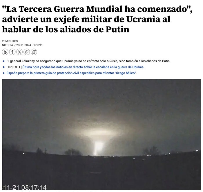 La Tercera Guerra Mundial ha comenzado - meme