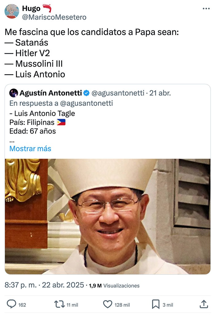 los candidatos a Papa parecen salida de Mortal Kombat - meme