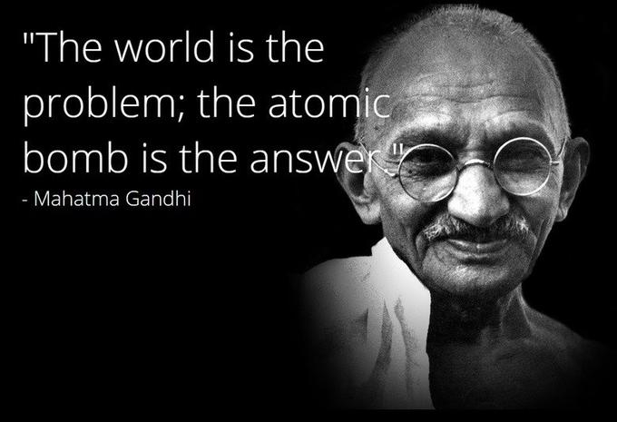 Gandhi quotes - meme